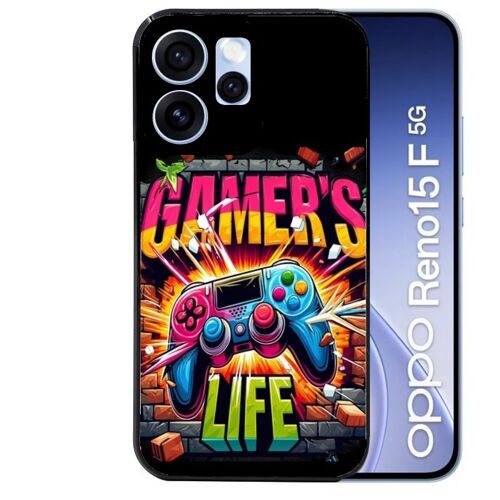 Coque noire pour RENO 15 F et 15 FS 5G gamer life
