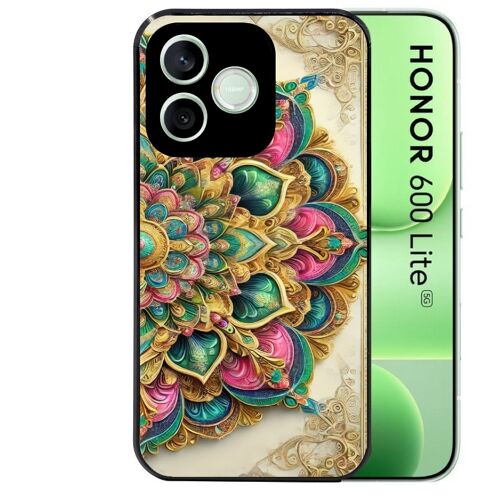 Coque noire pour HONOR 600 LITE motif mandala 3