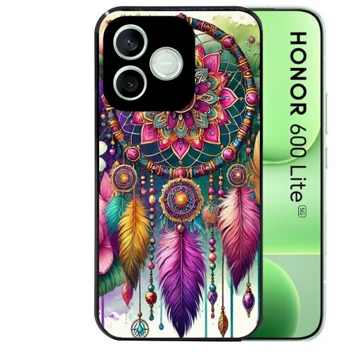Coque noire pour HONOR 600 LITE motif dreamcatcher et mandala