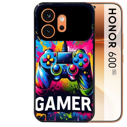 Coque noire pour HONOR 600 5G gamer