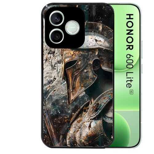Coque noire pour HONOR 600 LITE spartan guerrier