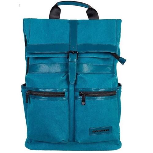 Sac à dos Bagster XSD301 DISTRICT, Bleu, 20 Litres. Un look vintage urbain pour ce sac à dos DISTRICT totalement dans la tendance actuelle. Il permet le transport d¿un ordinateur jusqu¿à 15¿