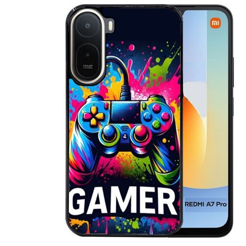 Coque noire pour Redmi A7 PRO gamer