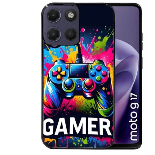 Coque noire pour MOTO G17 et G17 POWER gamer