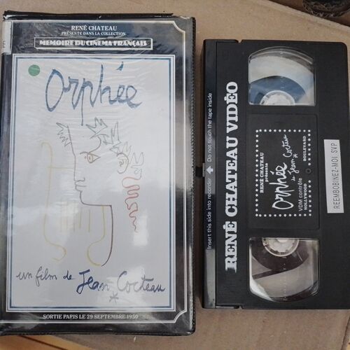 Cassette Vidéo Vhs - Orphée - Jean Marais