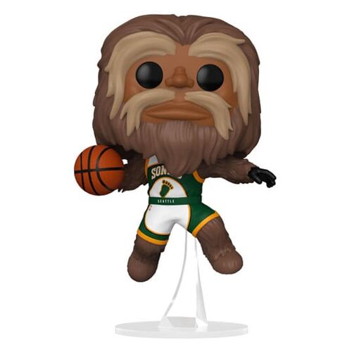 Nba Legends Pop! Sports Vinyl Figurine Mascots Sonics- Sasquatch 9 Cm