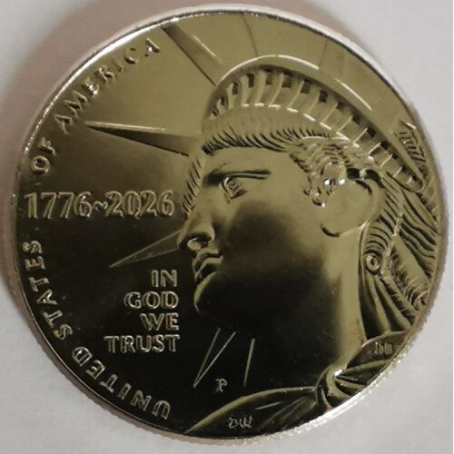 Half Dollar Usa Liberte Immuable 2026 P - 250 Ans Des États-Unis