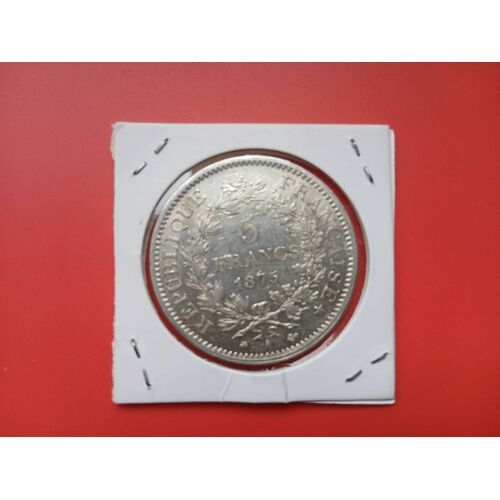 5 Francs Hercule Argent 1875 A
