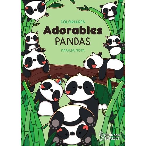 Coloriages Adorables Pandas