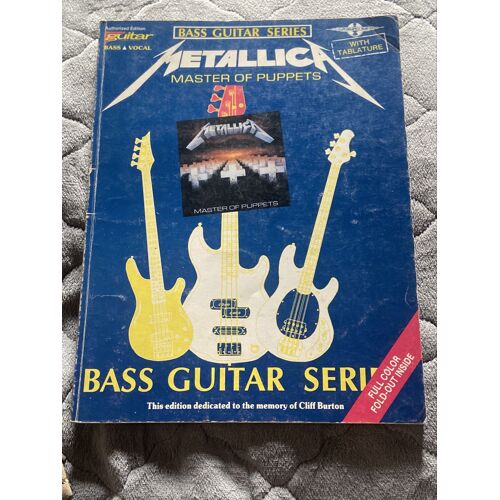 Songs Book Metallica - Master Of Puppets  Tablatures 