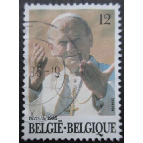 Belgique N°2166 Pape Jean Paul 2 Oblitéré