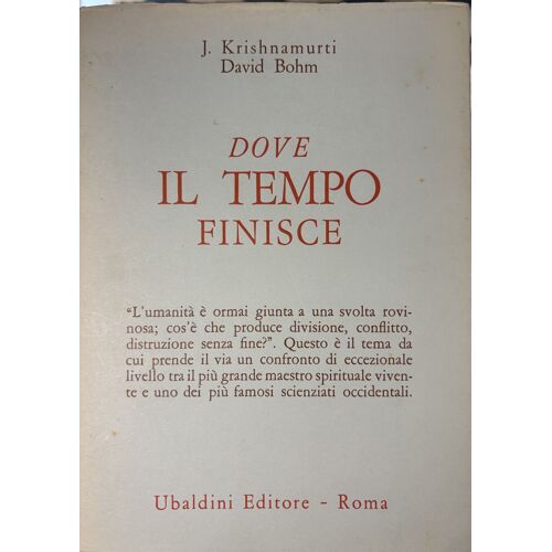 Dove Il Tempo Finisce