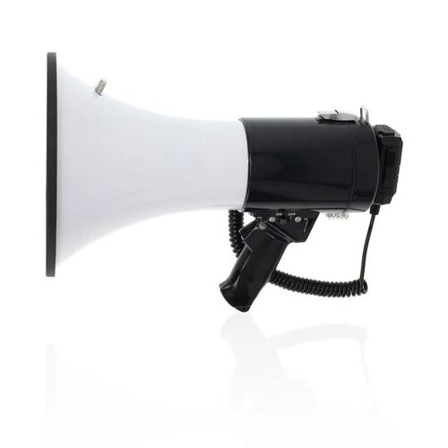 Mégaphone HQ 25W Portée 100 m - 120dB Sirène intégrée Bandoulière et microphone amovible