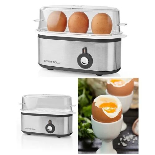 Cuiseur à ?ufs 3 Pièces - 210W - pour cuisson durs, mollets ou à la coque