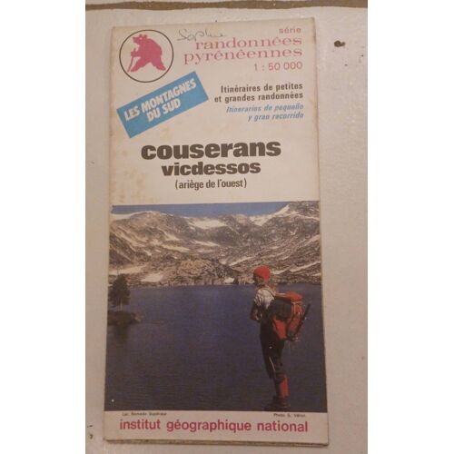Carte De Randonnée Couserans Vicdessos 1 : 50 000