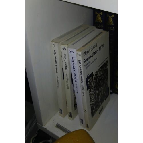 Folio Plus Classiques Lot De 4 Livres.