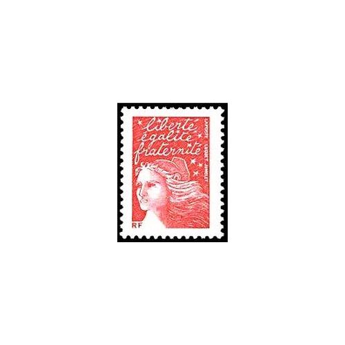 France 2001, Très Beau Timbre Neuf** Luxe Yvert 3417, Marianne De Luquet Validité Permanente, Rouge, Gommé, Pour Collection Ou Affranchissement.