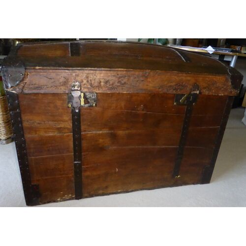 Grande malle bois 1930