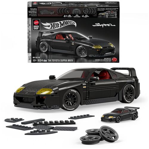 Mattel Hot Wheels-Coffret de Construction Toyota Supra MKIV de 1994