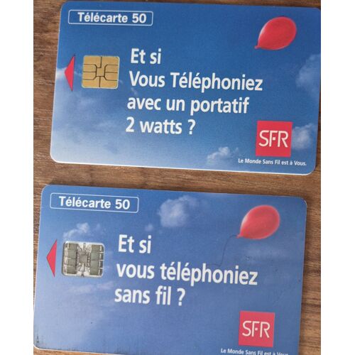 Lots De 2 Cartes Téléphoniques