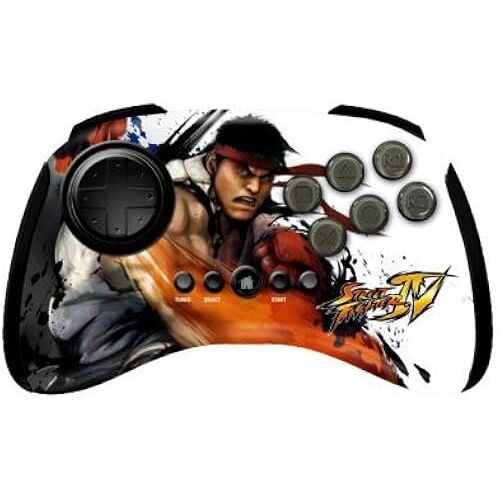 Mad Catz Street Fighter Iv Fightpad Ryu Manette De Jeu Pc Playstation 3 Blanc Accessoires De Jeux Vid O Manette De Jeu Pc Playstation 3 Sans Fil Blanc