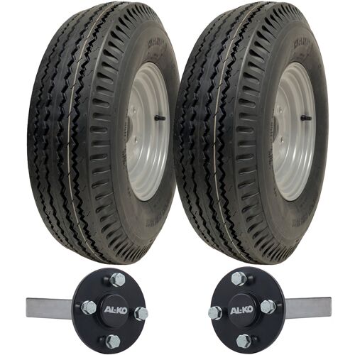 5.00-10 High Speed Trailer Kit Road Legal 500x10 Wheels & ALKO Hub & Stub Axles
