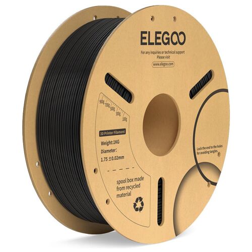 Elegoo PLA Plus Acide polylactique (PLA) Noir 1 kg