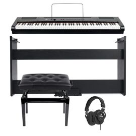 Fazley Fsp-500-Bk Pack Débutant Piano Deluxe