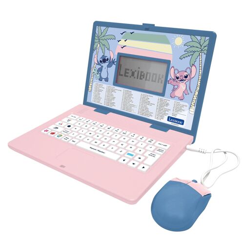 Ordinateur éducatif bilingue avec 164 activités au design Stitch (EN/FR)
