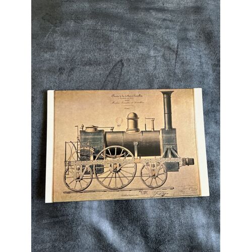 Carte Postale, Vintage Locomotive Hawthorn. Type Patentee. Chemin De Fer De Paris À Versailles. 1840.