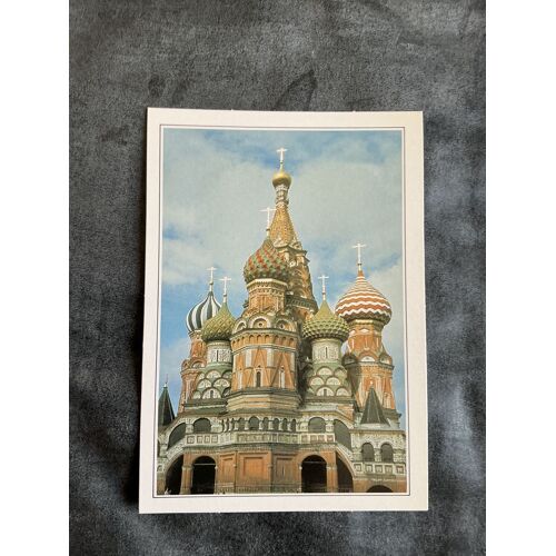 Carte Postale Vintage, Moscou. Basilic De Basile, Le Bien Heureux.