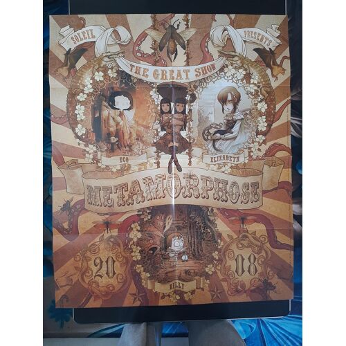 Poster Affiche Bd De La Collection Métamorphose Canepa Merli Bianco Almanza