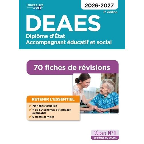 Deaes Diplôme D'etat Accompagnant Éducatif Et Social - 70 Fiches De Révisions