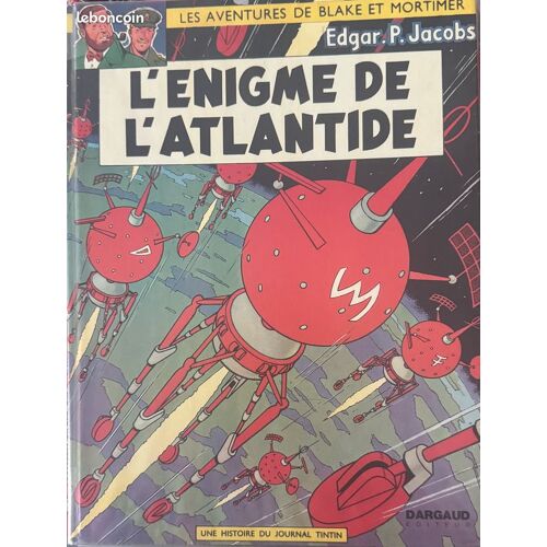 Blake Et Mortimer - Tome 6 L'Enigme De L'Atlantide Edition Dargaud Édition 6e1970