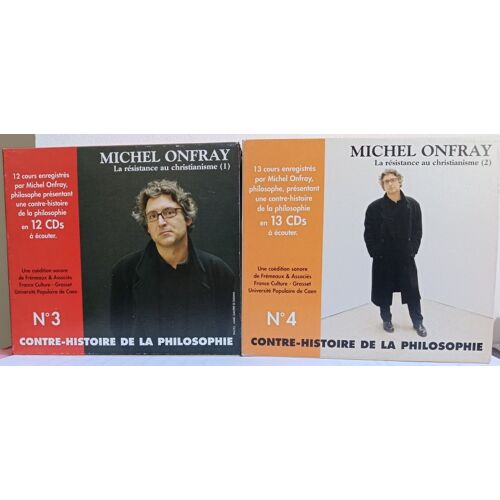 Michel Onfray - Contre-Histoire De La Philosophie N° 3 Et 4 - La Résistance Au Christianisme
