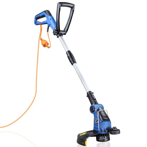 Hyundai Taille-bordures et Coupe-bordures électrique 2-en-1 – 600W, largeur de coupe 30 cm, câble 10 m, léger 3,5 kg, manche télescopique, garantie 3 ans