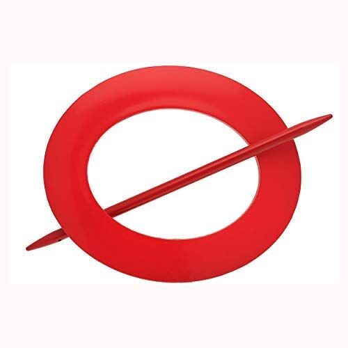 1 Embrasse PVC Ovale - Rouge Glossy