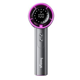Turboréacteur portatif BINBO, mini ventilateur personnel à vitesse du vent à 5 vitesses, batterie rechargeable intégrée de 4000 mAh, compact et portable, adapté aux voyages et à la plage, - rose rouge
