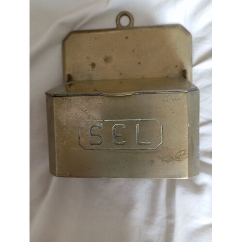 POT A SEL EN LAITON VINTAGE