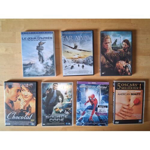Lot De 7 Dvd, Fantastique, Histoire, Catastrophe, Comédie Dramatique, Thriller Anticipation, Guerre