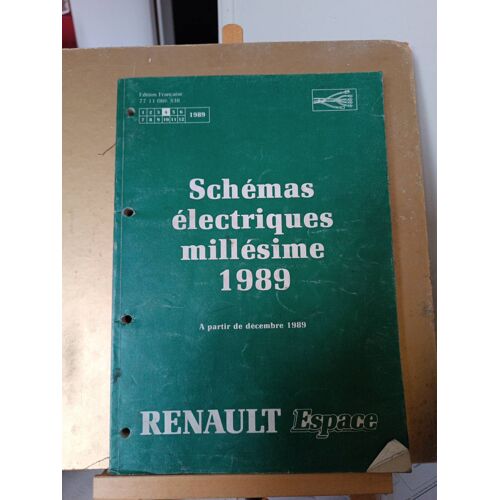 Schémas Électriques Millésime 1989 Renault Espace Nt 8052