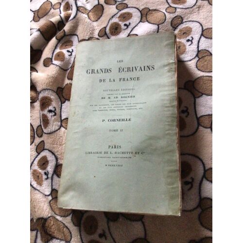 Les Grands Écrivains De France..Regnier.. Oeuvres De P. Corneille..Par Ch. Marty-Laveaux. Tome 2. Deuxième.La Galerie Du Palais, La Suivante, La Place Royale, Comédie Des Tuileries, Mèdee, L’Illusion