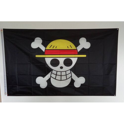 Drapeau One Piece Luffy Grand Format 150 X 190 Cm