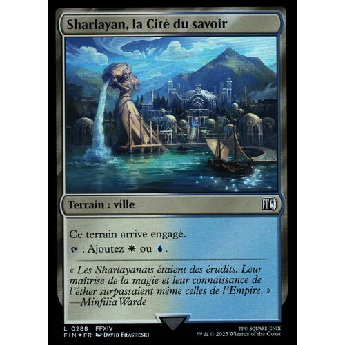 Sharlayan La Cité Du Savoir - Foil - Magic - Final Fantasy Vf - C - 288