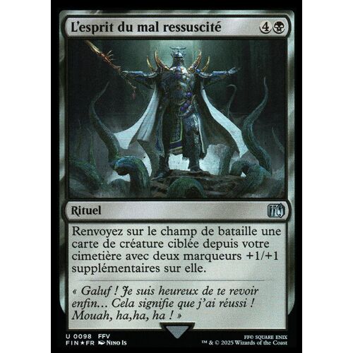 L'Esprit Du Mal Ressuscité - Foil - Magic - Final Fantasy Vf - U - 98