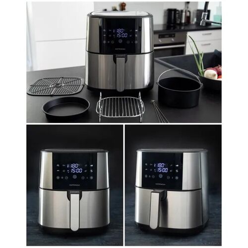 Friteuse sans huile -Air Fryer 8L - 1800W ¿ Multifonctionnelle Cuve avec revêtement antiadhésif sans PFAS