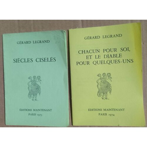 Gérard Legrand - Éditions Maintenant