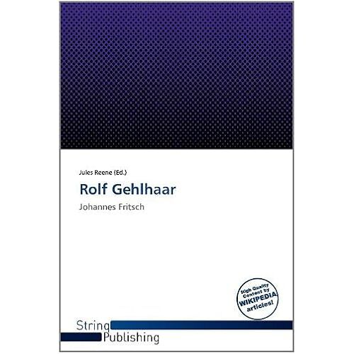 Rolf Gehlhaar