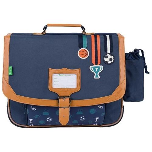 Tann's - Cartable 38cm "Paco" bleu - 13871