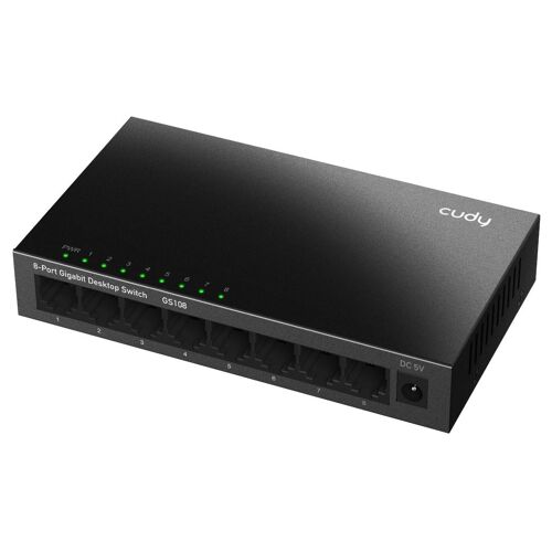 Cudy GS108 commutateur réseau Gigabit Ethernet (10/100/1000) Noir